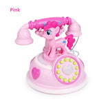 Retro Children's Phone Toy Phone Early Education Story Machine Baby Phone Emulated Telephone Toys For Children Toys For Babies