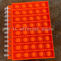 Notebook Pop It Push Bubble Fidget Toys Adult Children Anti Stress Relief  Toys Antistress Box Popit Squeeze Kids Toys Gifts