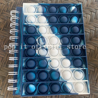 Notebook Pop It Push Bubble Fidget Toys Adult Children Anti Stress Relief  Toys Antistress Box Popit Squeeze Kids Toys Gifts