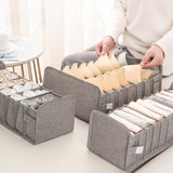 Underwear Bra Organizer Storage Box Home Foldable Closet Organizer Dormitory Closet Organizer For Panty Scarfs Socks Bra Clothes