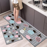 Cartoon Long Non-Slip Kitchen Mat for Floor Modern Bath Carpet Outdoor Entrance Doormat Washable Living Room Bathroom Area Rugs