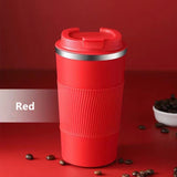 380ml/510ml Double Stainless Steel Coffee Thermos Mug with Non-slip Case Car Vacuum Flask Travel Insulated Bottle