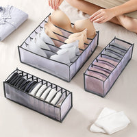 Underwear Bra Organizer Drawer Closet Divider Boxes For Scarves  Dresser Clothes Socks Foldable home separated Storage Box