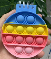 Notebook Pop It Push Bubble Fidget Toys Adult Children Anti Stress Relief  Toys Antistress Box Popit Squeeze Kids Toys Gifts