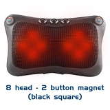 Head Massage Pillow Relax Vibrator Electric Shoulder Back Heating Kneading Infrared therapy shiatsu Neck Massager