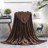 Soft Warm Coral Fleece Blanket Winter Sheet Bedspread Sofa Throw 230Gsm 8 Size Light Thin Mechanical Wash Flannel Blankets