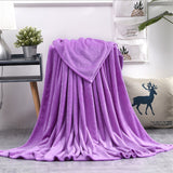 Soft Warm Coral Fleece Blanket Winter Sheet Bedspread Sofa Throw 230Gsm 8 Size Light Thin Mechanical Wash Flannel Blankets