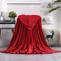 Soft Warm Coral Fleece Blanket Winter Sheet Bedspread Sofa Throw 230Gsm 8 Size Light Thin Mechanical Wash Flannel Blankets