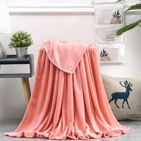 Soft Warm Coral Fleece Blanket Winter Sheet Bedspread Sofa Throw 230Gsm 8 Size Light Thin Mechanical Wash Flannel Blankets