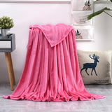 Soft Warm Coral Fleece Blanket Winter Sheet Bedspread Sofa Throw 230Gsm 8 Size Light Thin Mechanical Wash Flannel Blankets