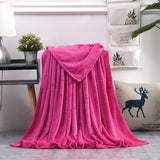 Soft Warm Coral Fleece Blanket Winter Sheet Bedspread Sofa Throw 230Gsm 8 Size Light Thin Mechanical Wash Flannel Blankets