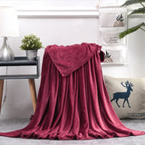 Soft Warm Coral Fleece Blanket Winter Sheet Bedspread Sofa Throw 230Gsm 8 Size Light Thin Mechanical Wash Flannel Blankets