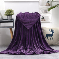 Soft Warm Coral Fleece Blanket Winter Sheet Bedspread Sofa Throw 230Gsm 8 Size Light Thin Mechanical Wash Flannel Blankets