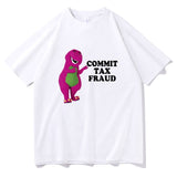 Clothes Commit Tax Fraud Short Sleeve Men Graphic Tshirt- Rugged Outdoor Collection Men Women Print Novelty T Shirt Cotton Tops