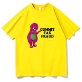 Clothes Commit Tax Fraud Short Sleeve Men Graphic Tshirt- Rugged Outdoor Collection Men Women Print Novelty T Shirt Cotton Tops