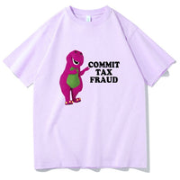 Clothes Commit Tax Fraud Short Sleeve Men Graphic Tshirt- Rugged Outdoor Collection Men Women Print Novelty T Shirt Cotton Tops