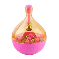 Pet Cat Fun Bowl Feeding Toys Dog Tumbler Feeder Puppy Kitten Shaking Leakage Food Ball Container Interactive Training Toys