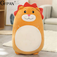 Squishy Toy Kawaii Animal Fat Dinosaur Shiba Inu Dog Pillow Plush Toys Cute Mouse Rabbit Doll Girls Bed Holding Sleeping Cushion