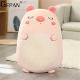 Squishy Toy Kawaii Animal Fat Dinosaur Shiba Inu Dog Pillow Plush Toys Cute Mouse Rabbit Doll Girls Bed Holding Sleeping Cushion