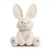 Ears Move Music Baby Animal Hide And Seek Cat Soothing Doll Elephant Dog Rabbit Plush Toy Kids Robots Pet Elephant Electric Toys