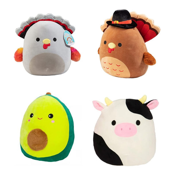 25-40Cm Turkey Flying Pig Plush Toy Cute Squishmallowing Pillow Cartoon Animals Panda Unicorn Dinosaur Baby Toys Children Gifts