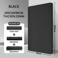 200*90CM 20MM Thick NBR Non-slip  High-density Sports Yoga Mat Gym Home Fitness Exercise Gymnastics Meditation Mat