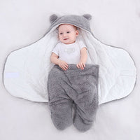 Winter Newborn Baby Wrap Swaddles Thicken Warm Baby Blankets Bedding For Newborn Swaddle Blankets Baby Boy Girl Sleep Bags