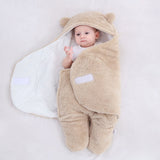 Winter Newborn Baby Wrap Swaddles Thicken Warm Baby Blankets Bedding For Newborn Swaddle Blankets Baby Boy Girl Sleep Bags