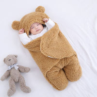 Winter Newborn Baby Wrap Swaddles Thicken Warm Baby Blankets Bedding For Newborn Swaddle Blankets Baby Boy Girl Sleep Bags