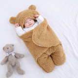 Winter Newborn Baby Wrap Swaddles Thicken Warm Baby Blankets Bedding For Newborn Swaddle Blankets Baby Boy Girl Sleep Bags