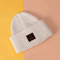 AC Studios Smiling face Beanie Skull Caps knitted Cashmere Eye Warm Couple Lovers Acne Hats Tide Street Hip-hop Wool Cap Adult