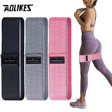 AOLIKES Fitness Rubber Band Elastic Yoga Resistance Bands Set Hip Circle Expander Bands Gym Fitness Booty Band Home Workout