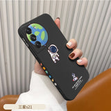 Astronaut Phone Case For Samsung Galaxy S22 S21 S20 FE S10 Note 20 10 Ultra Plus A72 A52 A32 A71 A51 A31 A21S Cover