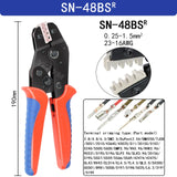 Crimping Pliers Set SN-48BS(=SN-48B+SN-28B) Jaw Kit for 2.8 4.8 6.3 VH3.96/Tube/Insulation Terminals Electrical Clamp Min Tools