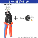 Crimping Pliers Set SN-48BS(=SN-48B+SN-28B) Jaw Kit for 2.8 4.8 6.3 VH3.96/Tube/Insulation Terminals Electrical Clamp Min Tools