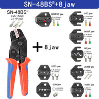 Crimping Pliers Set SN-48BS(=SN-48B+SN-28B) Jaw Kit for 2.8 4.8 6.3 VH3.96/Tube/Insulation Terminals Electrical Clamp Min Tools