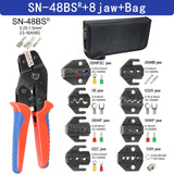 Crimping Pliers Set SN-48BS(=SN-48B+SN-28B) Jaw Kit for 2.8 4.8 6.3 VH3.96/Tube/Insulation Terminals Electrical Clamp Min Tools