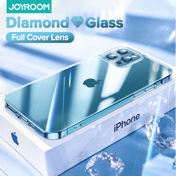 luxury Clear Case For iPhone 13 12 Pro Max Hard PC+TPU Anti Yellow Full Lens Protective Transparent Cover For iPhone 11 12 Case