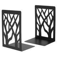 Book Ends Universal Metal Bookends for Shelves Heavy Duty Metal Non-Skid Bookend Supports Book Shelf Holder