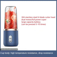 2021 Original Portable Juicer USB Mini Electric Stainless Steel Fruit Juicer Extractor Blender Juice Maker Machine Meat Grinder