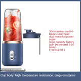 2021 Original Portable Juicer USB Mini Electric Stainless Steel Fruit Juicer Extractor Blender Juice Maker Machine Meat Grinder