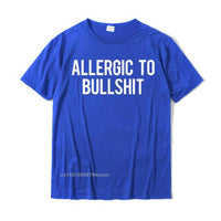 Allergic To Bullshit Gym Workout Fitness Funny Saying Tshirts Top Tops &amp; Tees Cheap Fitness Tight Men T Shirts Fitness Tight