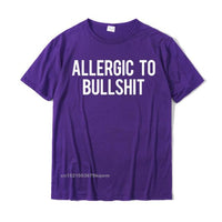 Allergic To Bullshit Gym Workout Fitness Funny Saying Tshirts Top Tops &amp; Tees Cheap Fitness Tight Men T Shirts Fitness Tight