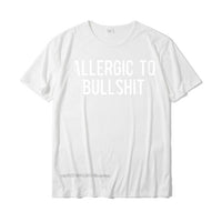 Allergic To Bullshit Gym Workout Fitness Funny Saying Tshirts Top Tops &amp; Tees Cheap Fitness Tight Men T Shirts Fitness Tight