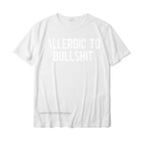 Allergic To Bullshit Gym Workout Fitness Funny Saying Tshirts Top Tops &amp; Tees Cheap Fitness Tight Men T Shirts Fitness Tight