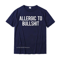 Allergic To Bullshit Gym Workout Fitness Funny Saying Tshirts Top Tops &amp; Tees Cheap Fitness Tight Men T Shirts Fitness Tight