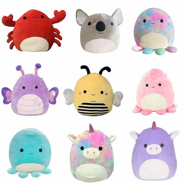 Pop it Kawaii Big Squish Animal Unicorn Piggy Dinosaur Cat Octopus Soft Stuffed Plush Doll Pillow Chair Cushion Kids Toys