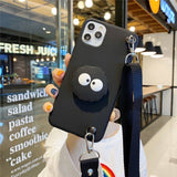 Cartoon Animals Stand Holder Soft Cover For LG V10 V20 V30 V40 V50 V60 Q8 Q9 Q51 Q52 Q61 Q70 Stylo 4 5 6 7 Cat Case With Lanyard