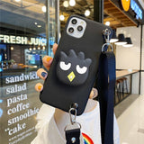 Cartoon Animals Stand Holder Soft Cover For LG V10 V20 V30 V40 V50 V60 Q8 Q9 Q51 Q52 Q61 Q70 Stylo 4 5 6 7 Cat Case With Lanyard