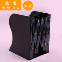 New Hot 1 pcs The Freedom to Adjust Bookshelf Large Metal Bookend Desk Holder Stand for Books Organizer Gift Stationery